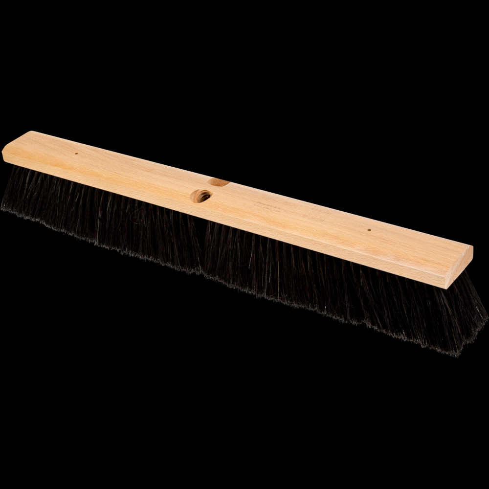 PFERD Broom Head - Medium Sweep 24&#34; Black Tampico, Horsehair Case 3&#34; Trim<span class=' ItemWarning' style='display:block;'>Item is usually in stock, but we&#39;ll be in touch if there&#39;s a problem<br /></span>