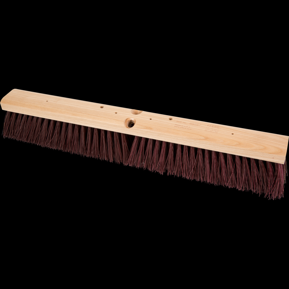 PFERD Broom Head - Coarse Sweep 24&#34; Maroon Synthetic Fill 3&#34; Trim<span class=' ItemWarning' style='display:block;'>Item is usually in stock, but we&#39;ll be in touch if there&#39;s a problem<br /></span>