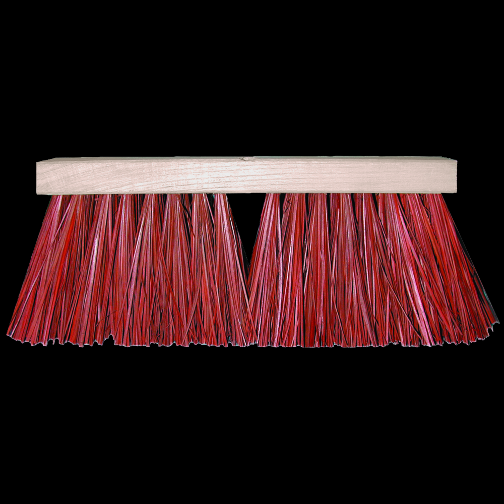 PFERD Heavy Duty Street Broom Head 16&#34; Red Palmyra Fill 5&#34; Trim<span class=' ItemWarning' style='display:block;'>Item is usually in stock, but we&#39;ll be in touch if there&#39;s a problem<br /></span>