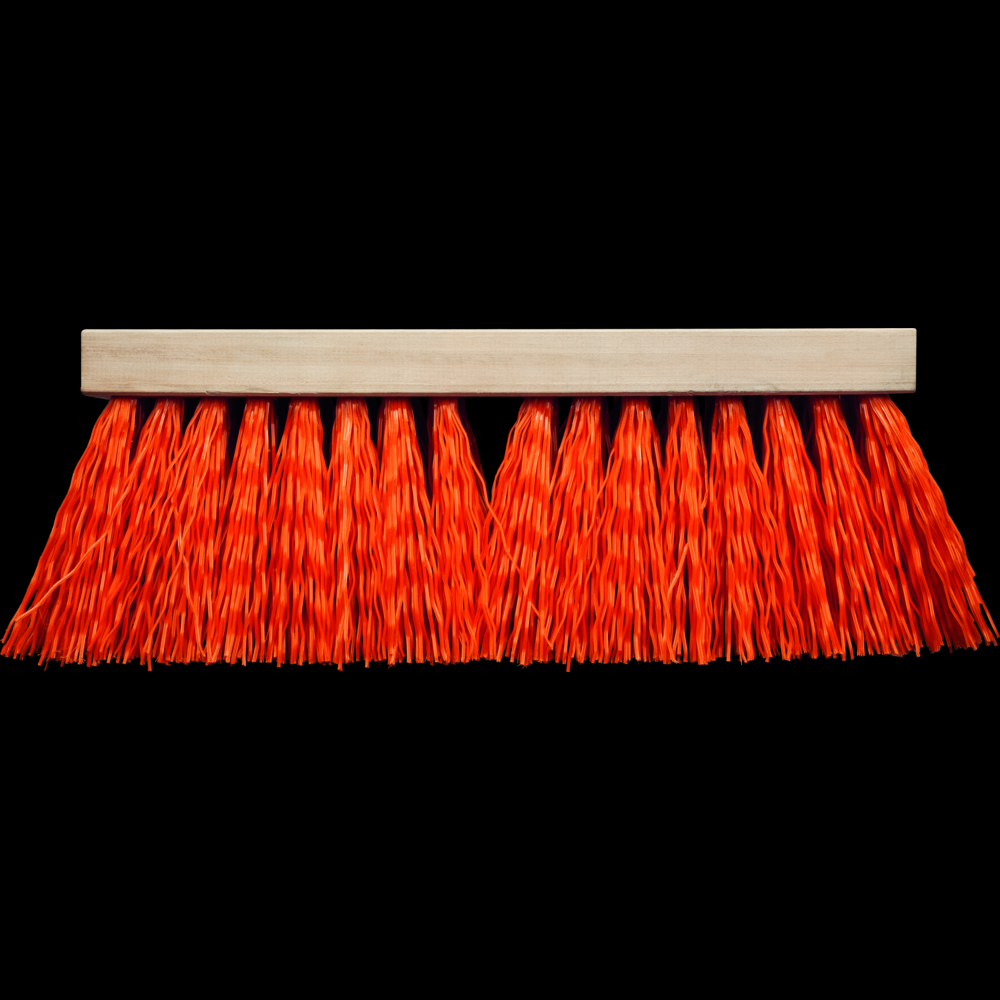 PFERD Heavy Duty Street Broom Head 16&#34; Safety Orange Fill 5&#34; Trim<span class=' ItemWarning' style='display:block;'>Item is usually in stock, but we&#39;ll be in touch if there&#39;s a problem<br /></span>