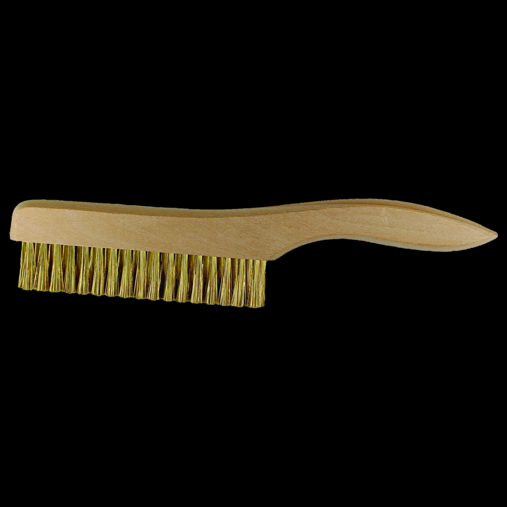 PFERD Shoe Handle Platers Brush 3 Rows .005 Brass Wire<span class=' ItemWarning' style='display:block;'>Item is usually in stock, but we&#39;ll be in touch if there&#39;s a problem<br /></span>