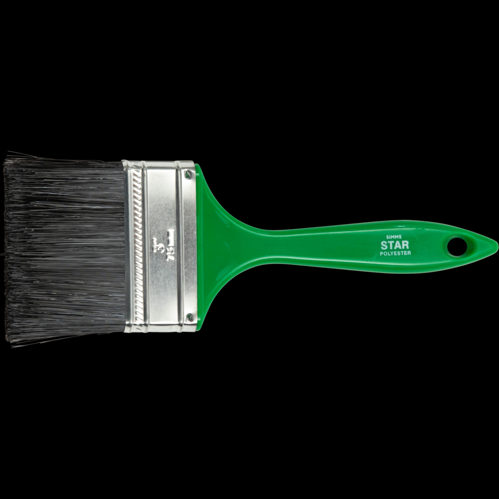 PFERD Wall Brush 3&#34; Black Polyester Fill Green Plastic Handle<span class=' ItemWarning' style='display:block;'>Item is usually in stock, but we&#39;ll be in touch if there&#39;s a problem<br /></span>