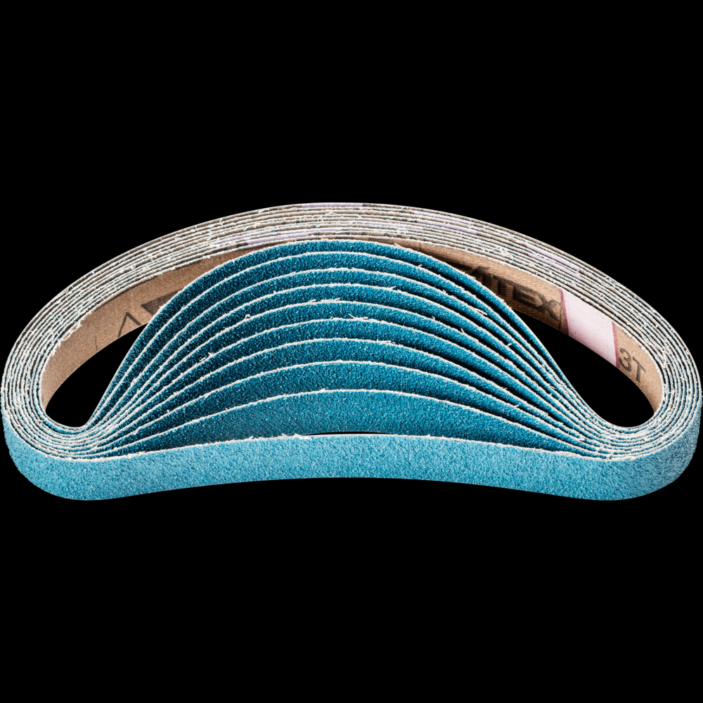 PFERD Abrasive File Belt, 12&#34; x 1/4, 80 Grit, Zirconia<span class=' ItemWarning' style='display:block;'>Item is usually in stock, but we&#39;ll be in touch if there&#39;s a problem<br /></span>