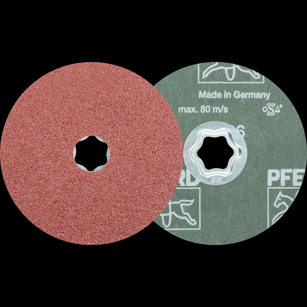 PFERD COMBICLICK® Fiber Disc, 4-1/2&#34; Dia, 36 Grit, Aluminum oxide<span class=' ItemWarning' style='display:block;'>Item is usually in stock, but we&#39;ll be in touch if there&#39;s a problem<br /></span>