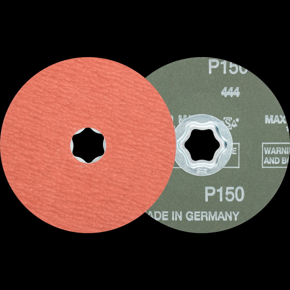 PFERD COMBICLICK® Fiber Disc, 4-1/2&#34; Dia, 150 Grit, Aluminum oxide A-COOL<span class=' ItemWarning' style='display:block;'>Item is usually in stock, but we&#39;ll be in touch if there&#39;s a problem<br /></span>