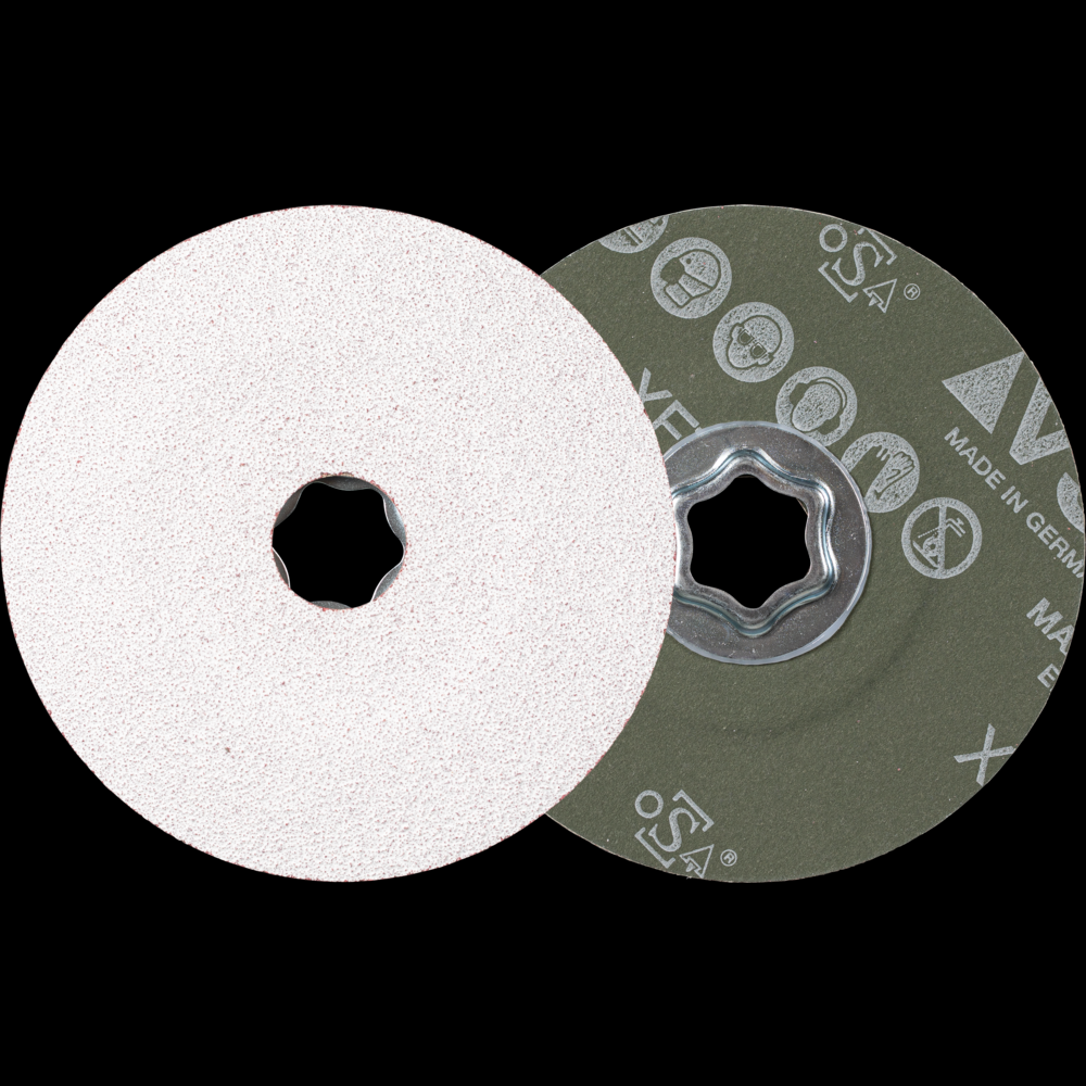 PFERD COMBICLICK® Fiber Disc, 4-1/2&#34; Dia, 80 Grit, Ceramic oxide CO-ALU<span class=' ItemWarning' style='display:block;'>Item is usually in stock, but we&#39;ll be in touch if there&#39;s a problem<br /></span>