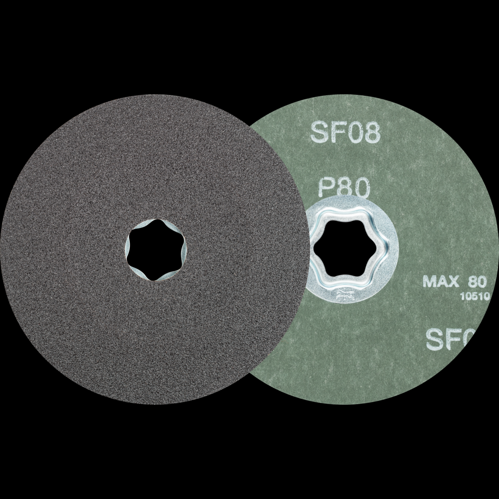 PFERD COMBICLICK® Fiber Disc, 4-1/2&#34; Dia, 80 Grit, Silicon Carbide<span class=' ItemWarning' style='display:block;'>Item is usually in stock, but we&#39;ll be in touch if there&#39;s a problem<br /></span>