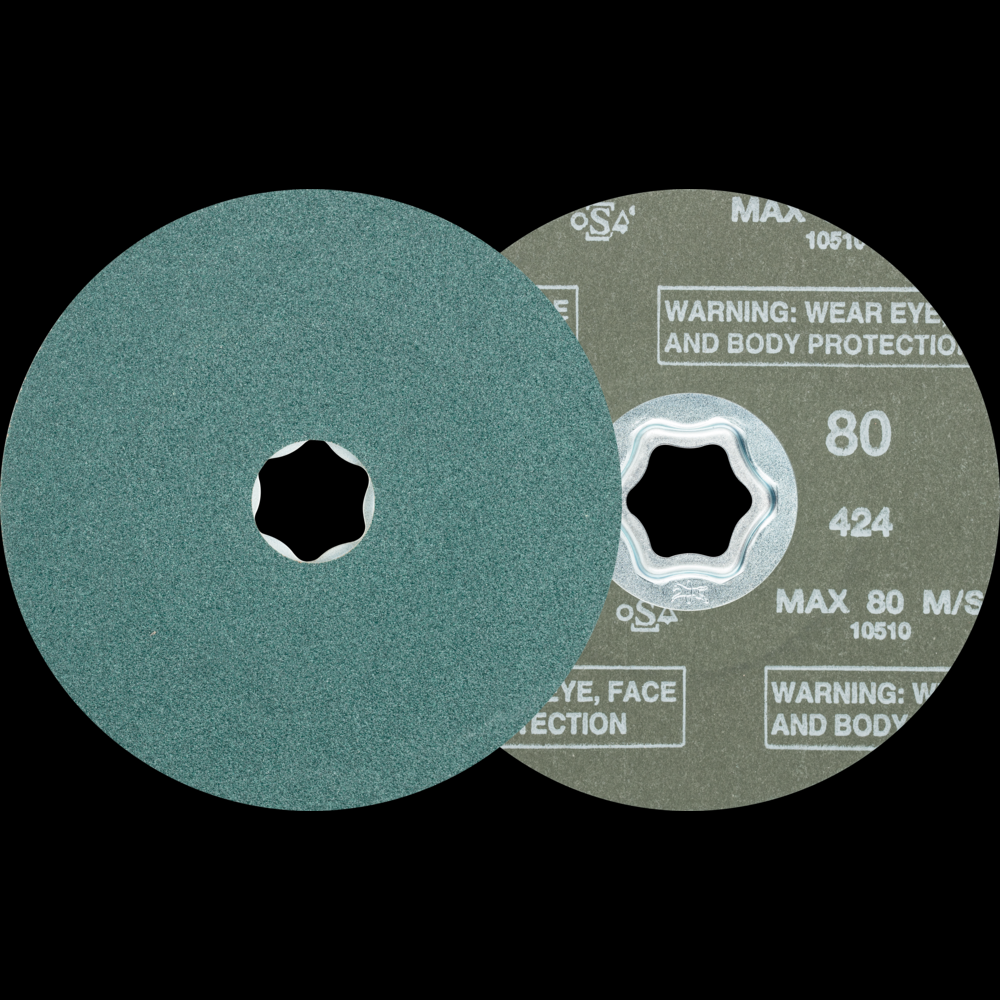 PFERD COMBICLICK® Fiber Disc, 4-1/2&#34; Dia, 80 Grit, Zirconia alumina<span class=' ItemWarning' style='display:block;'>Item is usually in stock, but we&#39;ll be in touch if there&#39;s a problem<br /></span>