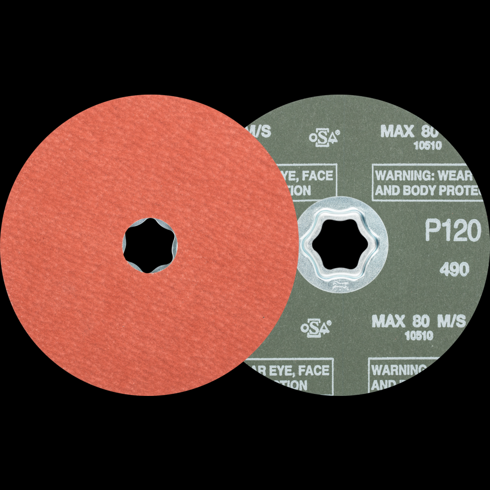 PFERD COMBICLICK® Fiber Disc, 5&#34; Dia, 120 Grit, Aluminum oxide A-COOL<span class=' ItemWarning' style='display:block;'>Item is usually in stock, but we&#39;ll be in touch if there&#39;s a problem<br /></span>