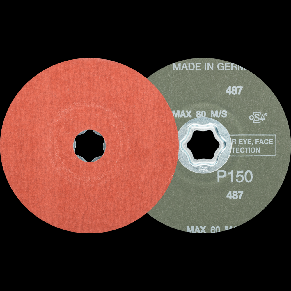 PFERD COMBICLICK® Fiber Disc, 5&#34; Dia, 150 Grit, Aluminum oxide A-COOL<span class=' ItemWarning' style='display:block;'>Item is usually in stock, but we&#39;ll be in touch if there&#39;s a problem<br /></span>