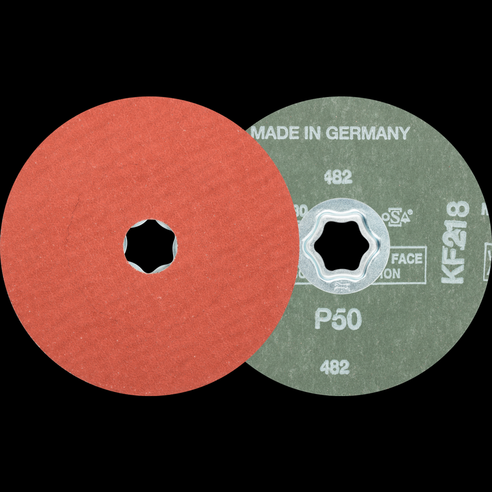 PFERD COMBICLICK® Fiber Disc, 5&#34; Dia, 50 Grit, Aluminum oxide A-COOL<span class=' ItemWarning' style='display:block;'>Item is usually in stock, but we&#39;ll be in touch if there&#39;s a problem<br /></span>