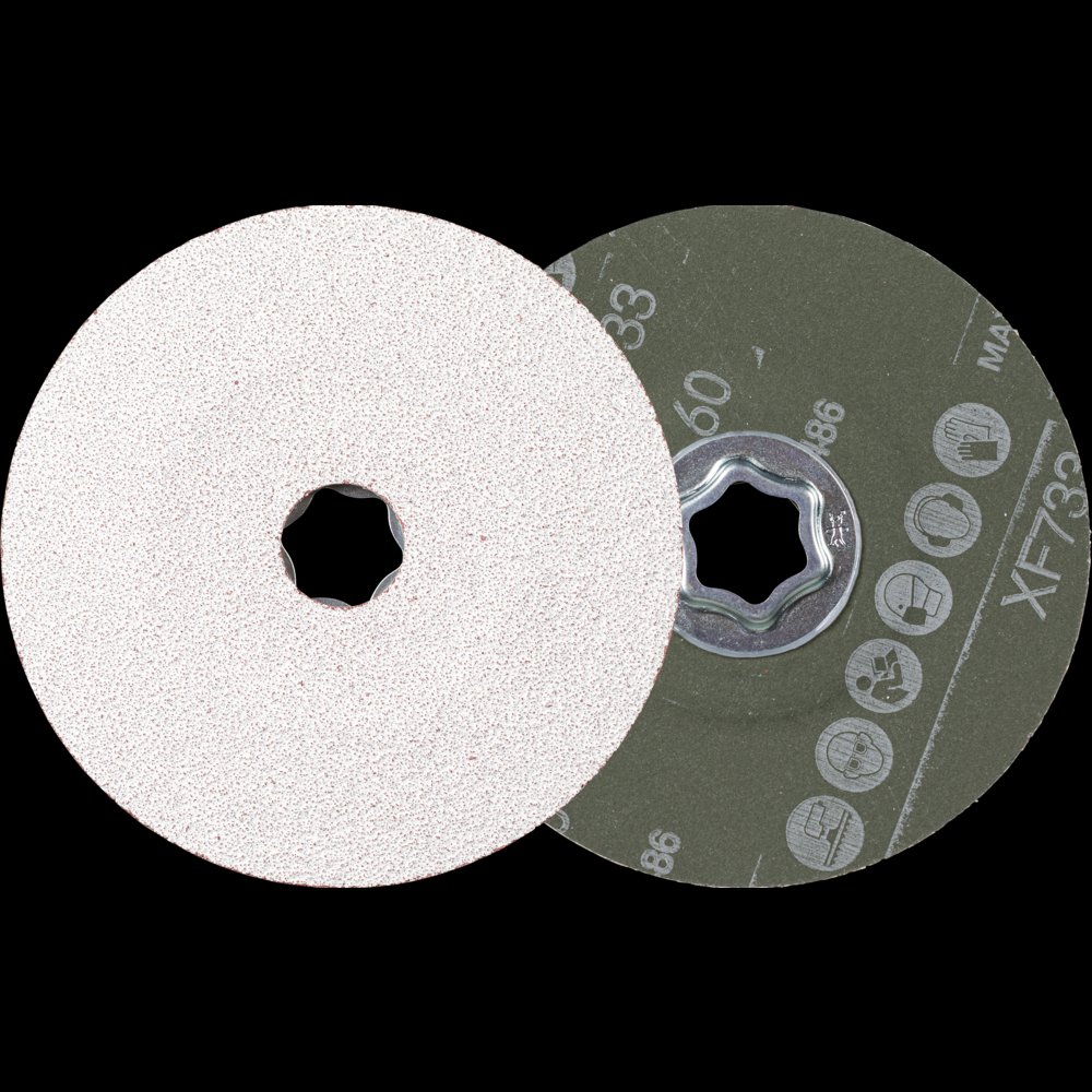 PFERD COMBICLICK® Fiber Disc, 5&#34; Dia, 60 Grit, Ceramic oxide CO-ALU<span class=' ItemWarning' style='display:block;'>Item is usually in stock, but we&#39;ll be in touch if there&#39;s a problem<br /></span>