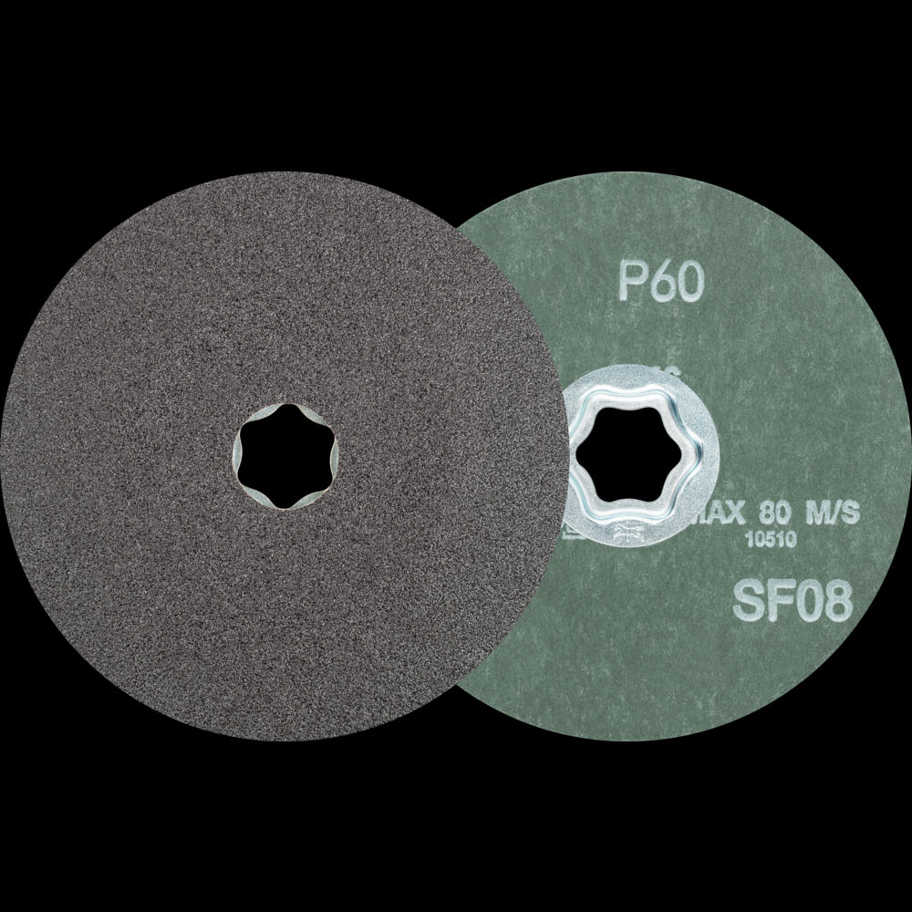 PFERD COMBICLICK® Fiber Disc, 5&#34; Dia, 60 Grit, Silicon Carbide<span class=' ItemWarning' style='display:block;'>Item is usually in stock, but we&#39;ll be in touch if there&#39;s a problem<br /></span>