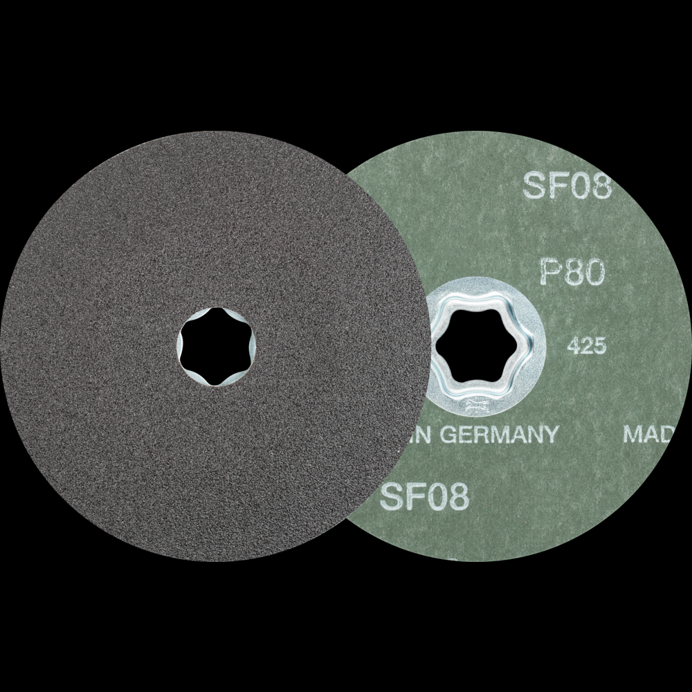 PFERD COMBICLICK® Fiber Disc, 5&#34; Dia, 80 Grit, Silicon Carbide<span class=' ItemWarning' style='display:block;'>Item is usually in stock, but we&#39;ll be in touch if there&#39;s a problem<br /></span>