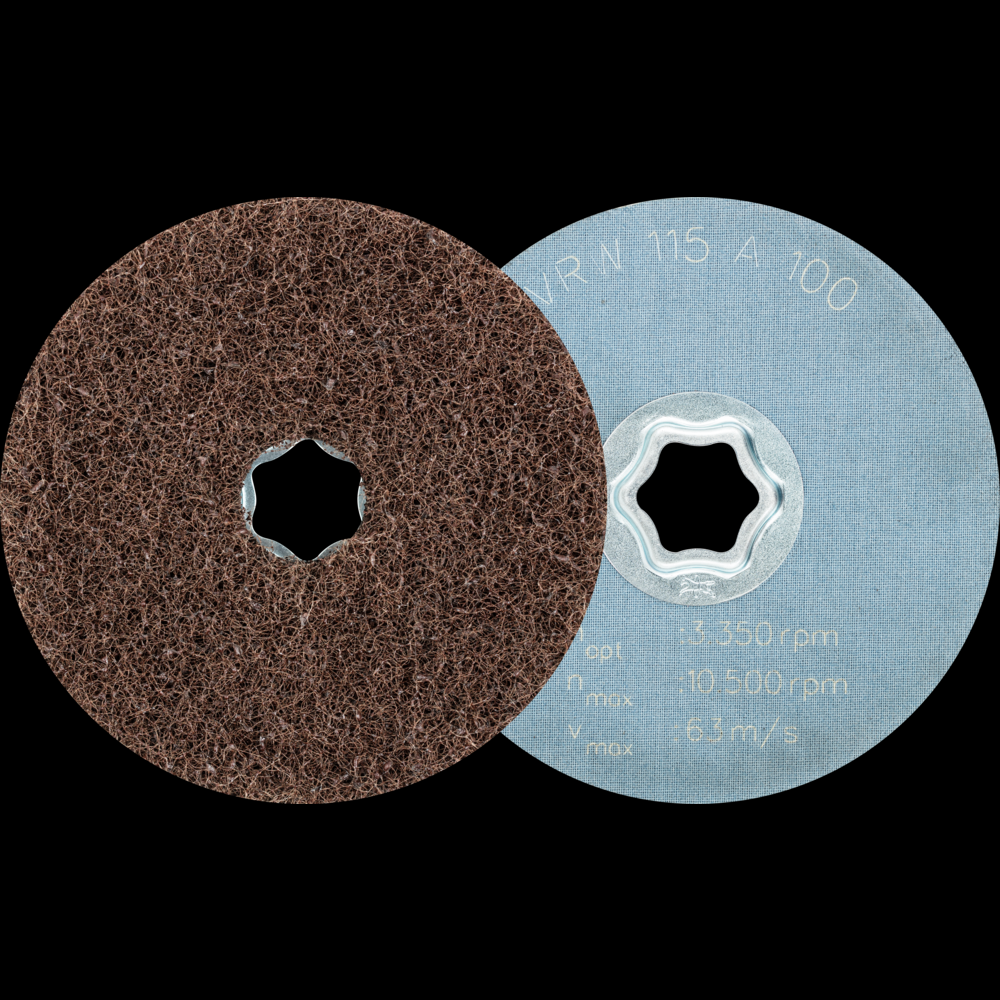 PFERD COMBICLICK® Surface Conditioning Disc Soft,4-1/2&#34;,100 Grit Coarse,Aluminum Oxide<span class=' ItemWarning' style='display:block;'>Item is usually in stock, but we&#39;ll be in touch if there&#39;s a problem<br /></span>