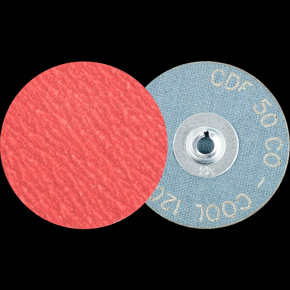 PFERD COMBIDISC® Mini Abrasive Disc, 2&#34; Dia, Type CD, 120 Grit, Ceramic oxide CO-COOL<span class=' ItemWarning' style='display:block;'>Item is usually in stock, but we&#39;ll be in touch if there&#39;s a problem<br /></span>