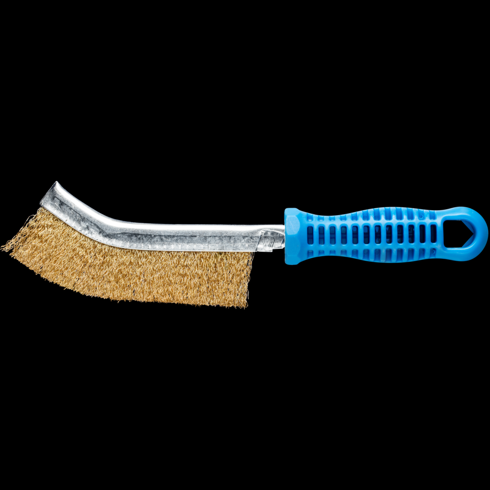 PFERD Scratch Brush PSF .012 Brass Wire Plastic Handle<span class=' ItemWarning' style='display:block;'>Item is usually in stock, but we&#39;ll be in touch if there&#39;s a problem<br /></span>