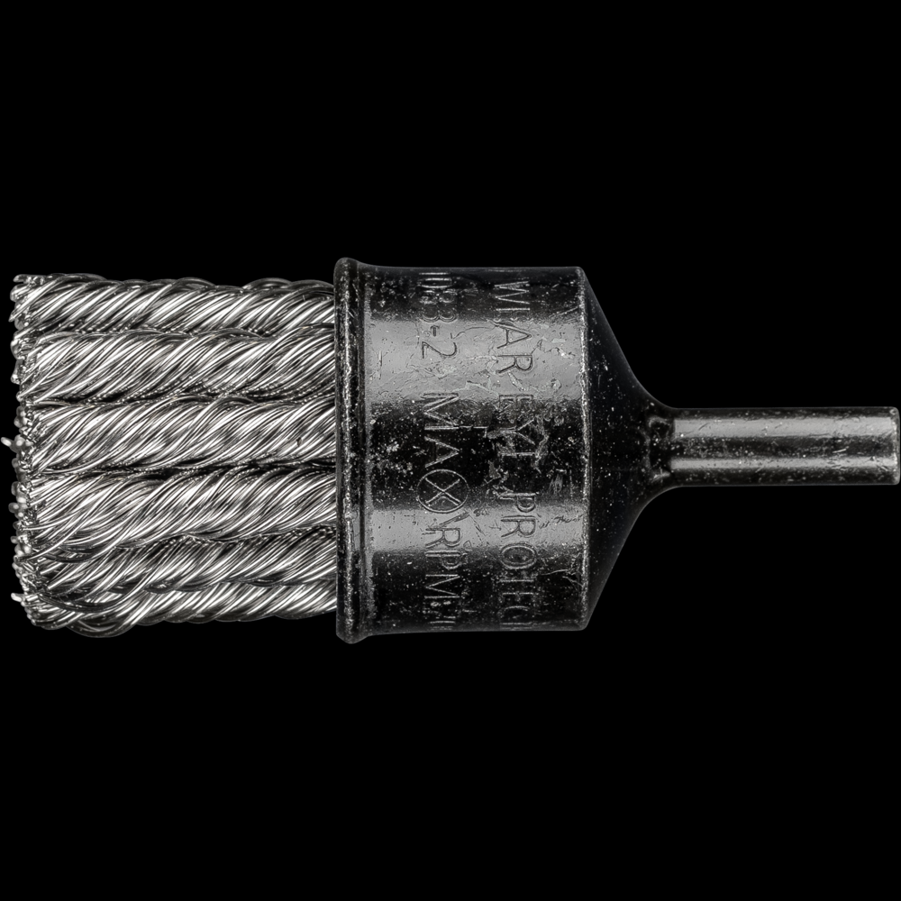 PFERD Knot Wire End Brush PSF 1&#34; Dia. .020 Stainless Steel 1/4&#34; Shank<span class=' ItemWarning' style='display:block;'>Item is usually in stock, but we&#39;ll be in touch if there&#39;s a problem<br /></span>