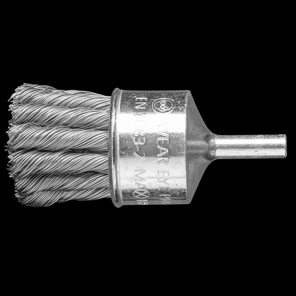 PFERD Knot Wire End Brush PSF 1&#34; Dia. .014 Carbon Steel 1/4&#34; Shank<span class=' ItemWarning' style='display:block;'>Item is usually in stock, but we&#39;ll be in touch if there&#39;s a problem<br /></span>