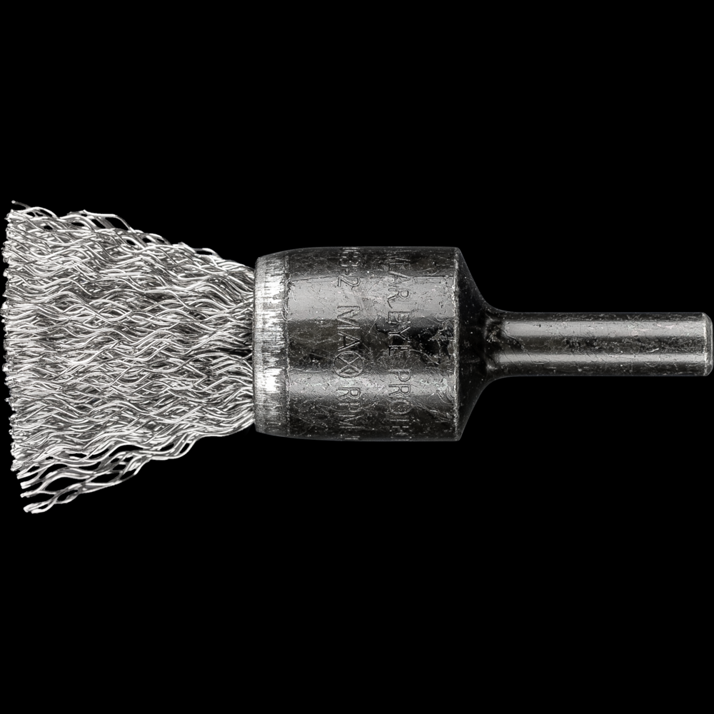 PFERD Crimped Wire End Brush PSF 3/4&#34; Dia. .014 Stainless Steel 1/4&#34; Shank<span class=' ItemWarning' style='display:block;'>Item is usually in stock, but we&#39;ll be in touch if there&#39;s a problem<br /></span>