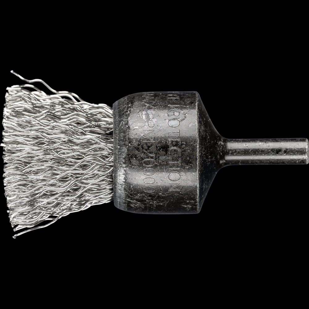 PFERD Crimped Wire End Brush PSF 1&#34; Dia. .020 Stainless Steel 1/4&#34; Shank<span class=' ItemWarning' style='display:block;'>Item is usually in stock, but we&#39;ll be in touch if there&#39;s a problem<br /></span>