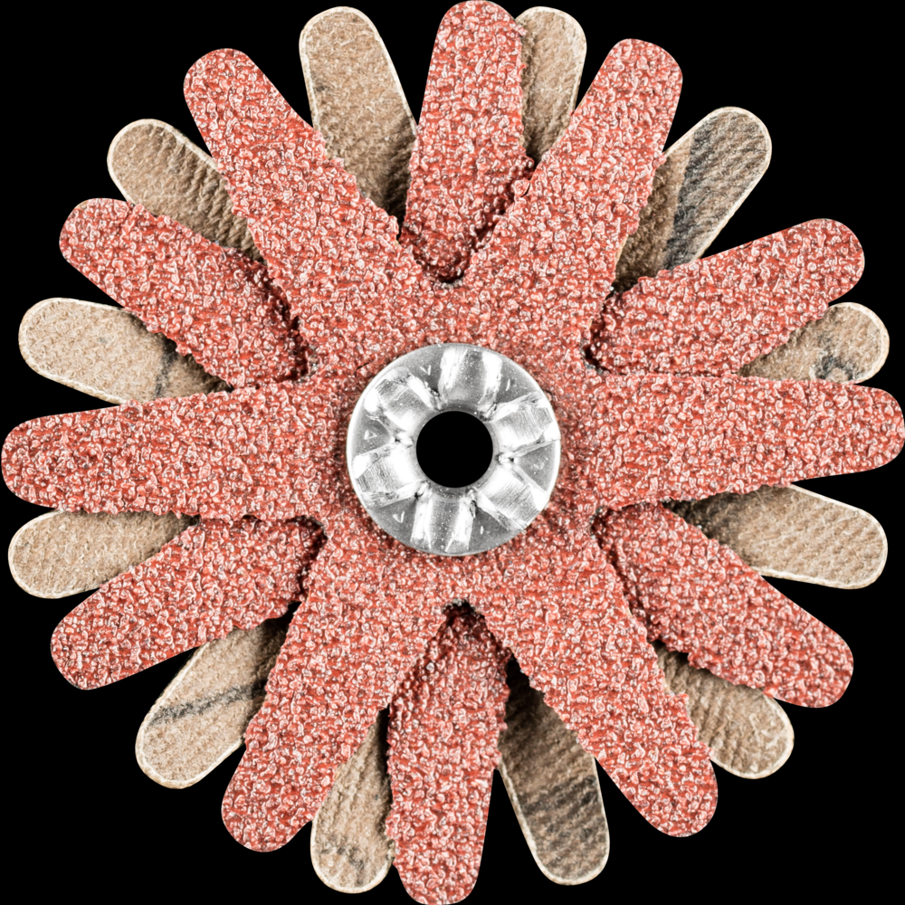 PFERD POLISTAR-TUBE Abrasive Star, 2&#34; dia, 4 Layers, 4mm Bore, 60 Grit,Aluminum oxide<span class=' ItemWarning' style='display:block;'>Item is usually in stock, but we&#39;ll be in touch if there&#39;s a problem<br /></span>