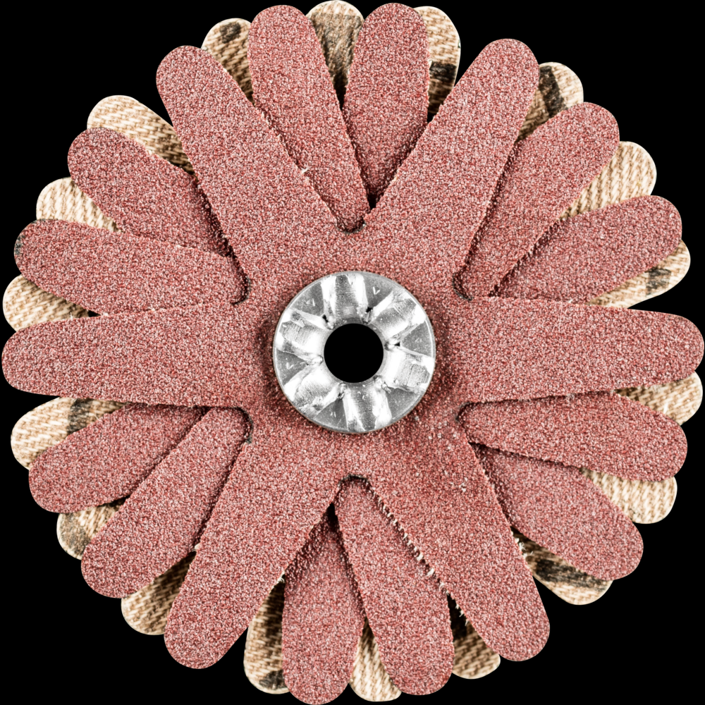 PFERD POLISTAR-TUBE Abrasive Star, 2&#34; dia, 6 Layers, 4mm Bore, 180 Grit,Aluminum oxide<span class=' ItemWarning' style='display:block;'>Item is usually in stock, but we&#39;ll be in touch if there&#39;s a problem<br /></span>