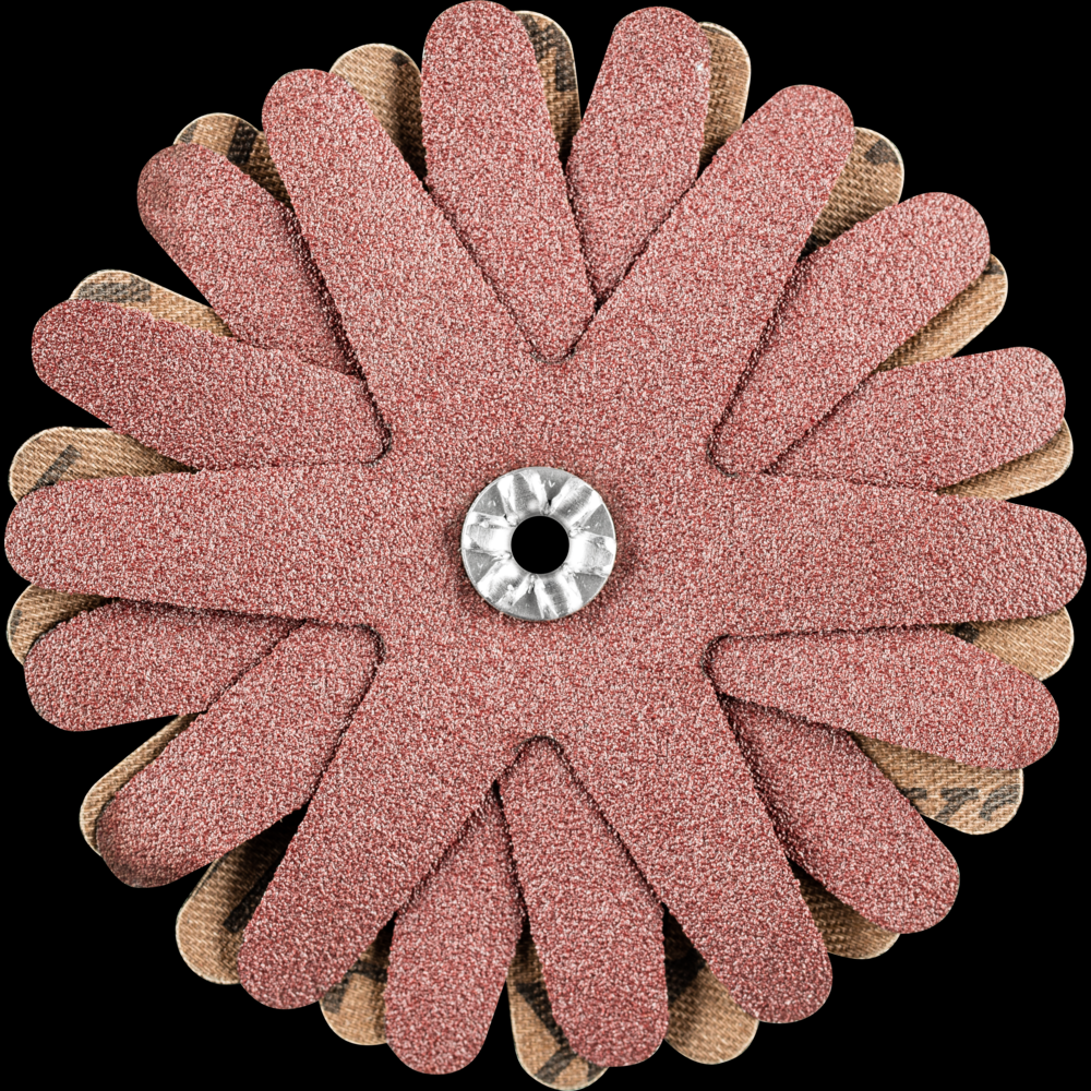 PFERD POLISTAR-TUBE Abrasive Star, 3-1/8&#34;dia,6 Layers,4mm Bore,120 Grit,Aluminum oxide<span class=' ItemWarning' style='display:block;'>Item is usually in stock, but we&#39;ll be in touch if there&#39;s a problem<br /></span>