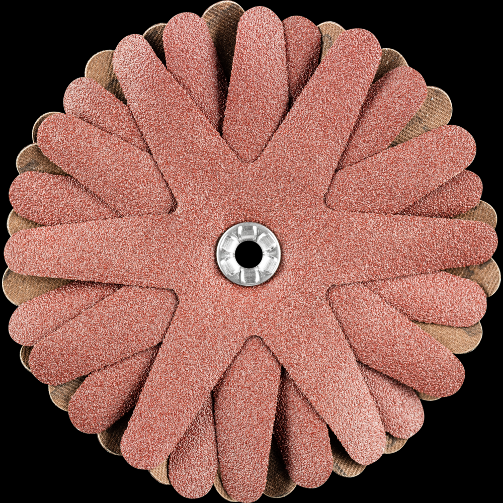 PFERD POLISTAR-TUBE Abrasive Star, 3-1/2&#34;dia,8 Layers,5mm Bore,120 Grit,Aluminum oxide<span class=' ItemWarning' style='display:block;'>Item is usually in stock, but we&#39;ll be in touch if there&#39;s a problem<br /></span>