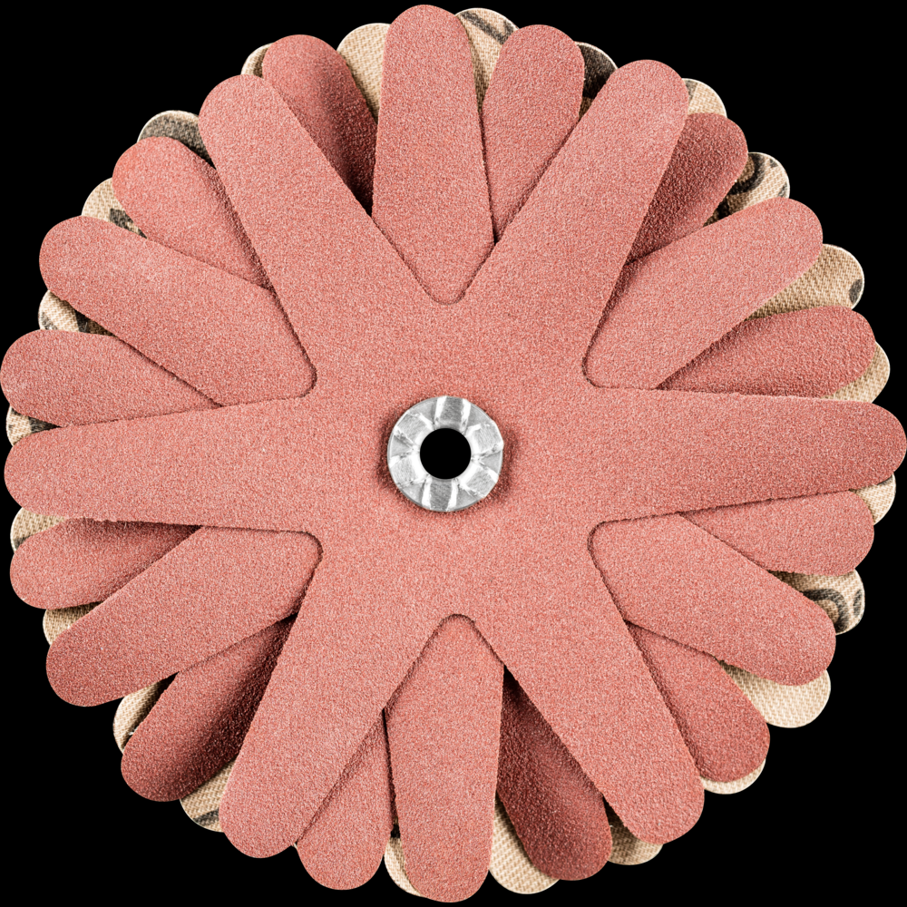 PFERD POLISTAR-TUBE Abrasive Star, 3-1/2&#34;dia,8 Layers,5mm Bore,240 Grit,Aluminum oxide<span class=' ItemWarning' style='display:block;'>Item is usually in stock, but we&#39;ll be in touch if there&#39;s a problem<br /></span>