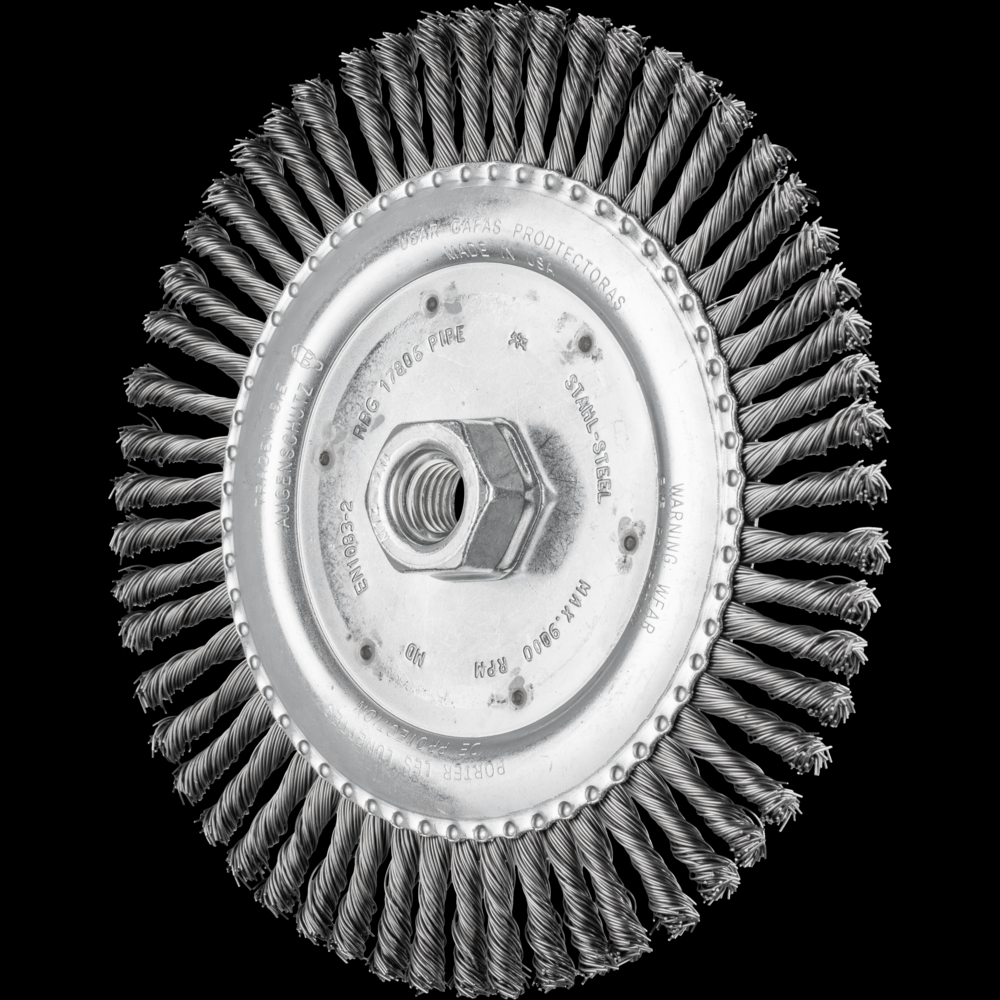 PFERD Stringer Bead Wheel Brush 6-7/8&#34; Dia .020 Carbon Steel 5/8-11&#34; Thread<span class=' ItemWarning' style='display:block;'>Item is usually in stock, but we&#39;ll be in touch if there&#39;s a problem<br /></span>