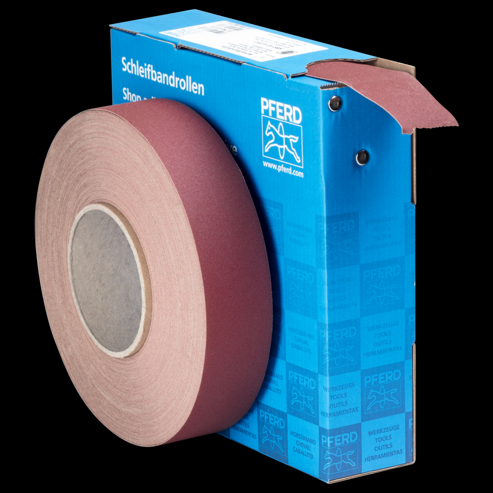 PFERD Shop Roll, Resin over Resin Heavy-Duty,1-1/2&#34; x 50 yards,240 Grit,Aluminum oxide<span class=' ItemWarning' style='display:block;'>Item is usually in stock, but we&#39;ll be in touch if there&#39;s a problem<br /></span>