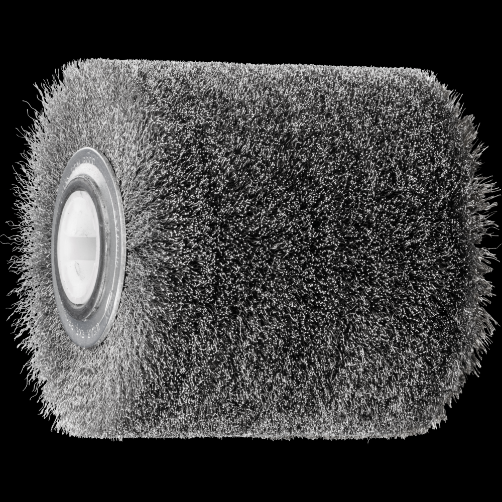 PFERD Drum Brush 4&#34; Dia x 4&#34; Wide .008 Stainless Steel 3/4&#34; Square Drive<span class=' ItemWarning' style='display:block;'>Item is usually in stock, but we&#39;ll be in touch if there&#39;s a problem<br /></span>