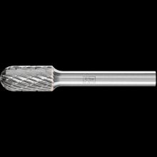 Pferd Inc. 21722212 - PFERD Carbide Bur SC-3 Cylindrical Radius End TOUGH DC 3/8" x 3/4" x 1/4" Shank