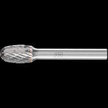 Pferd Inc. 21722260 - PFERD Carbide Bur SE-3 Oval Shape TOUGH Double Cut 1/2" x 7/8" x 1/4" Shank