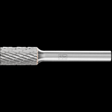 Pferd Inc. 21724242 - PFERD Carbide Bur SB-3 Cylindrical End Cut Double Cut 3/8" x 3/4" x 1/4" Shank