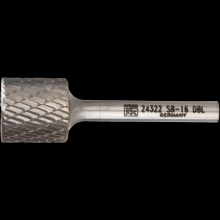 Pferd Inc. 21724322 - PFERD Carbide Bur SB-16 Cylindrical End Cut Double Cut 3/4" x 3/4" x 1/4" Shank