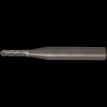 Pferd Inc. 21724352 - PFERD Carbide Bur SC-11 Cylindrical Radius End Double Cut 1/8" x 1/2" x 1/4" Shank