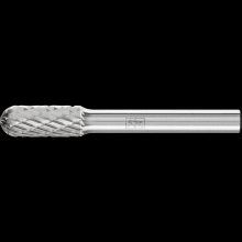 Pferd Inc. 21724412 - PFERD Carbide Bur SC-2 Cylindrical Radius End Double Cut 5/16" x 3/4" x 1/4" Shank