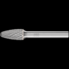 Pferd Inc. 21724702 - PFERD Carbide Bur SF-3 Tree Shape Double Cut 3/8" x 3/4" x 1/4" Shank