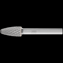 Pferd Inc. 21724703 - PFERD Carbide Bur SF-3 Tree Shape Diamond Cut 3/8" x 3/4" x 1/4" Shank