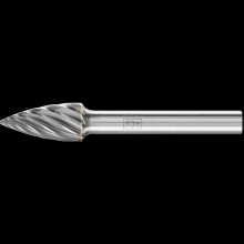 Pferd Inc. 21724807 - PFERD Carbide Bur SG-3 Pointed Tree Shape INOX Cut 3/8" x 3/4" x 1/4" Shank