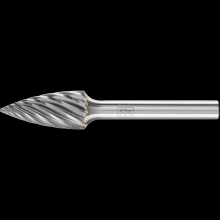 Pferd Inc. 21724817 - PFERD Carbide Bur SG-5 Pointed Tree Shape INOX Cut 1/2" x 1" x 1/4" Shank