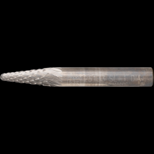 Pferd Inc. 21725133 - PFERD Carbide Bur SL-1 14° Taper Diamond Cut 1/4" x 5/8" x 1/4" Shank