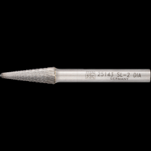 Pferd Inc. 21725143 - PFERD Carbide Bur SL-2 14° Taper Diamond Cut 5/16" x 7/8" x 1/4" Shank