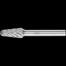 Pferd Inc. 21725158 - PFERD Carbide Bur SL-3 14° Taper STEEL Cut 3/8" x 1-1/16" x 1/4" Shank