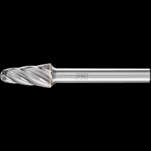 Pferd Inc. 21725160 - PFERD HICOAT® Carbide Bur SL-3 14° Taper ALU Cut 3/8" x 17/16" x 1/4" Shank