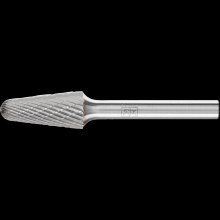 Pferd Inc. 21725162 - PFERD Carbide Bur SL-4 14° Taper Double Cut 1/2" x 1-1/8" x 1/4" Shank