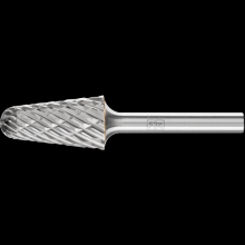 Pferd Inc. 21725188 - PFERD Carbide Bur SL-6 14° Taper STEEL Cut 5/8" x 1-5/16" x 1/4" Shank