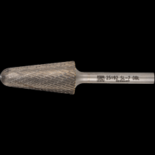 Pferd Inc. 21725192 - PFERD Carbide Bur SL-7 14° Taper Double Cut 3/4" x 1-1/2" x 1/4" Shank